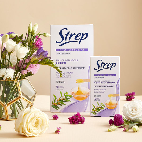 STREP 20 STRISCE DEPILATORIE VISO E PARTI DELICATE CRISTAL - PiùMe