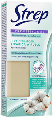 CERA DEPILATORIA RICARICA A RULLO - OSSIDO DI ZINCO ED OLI DI COTONE, JOJOBA e MANDORLA